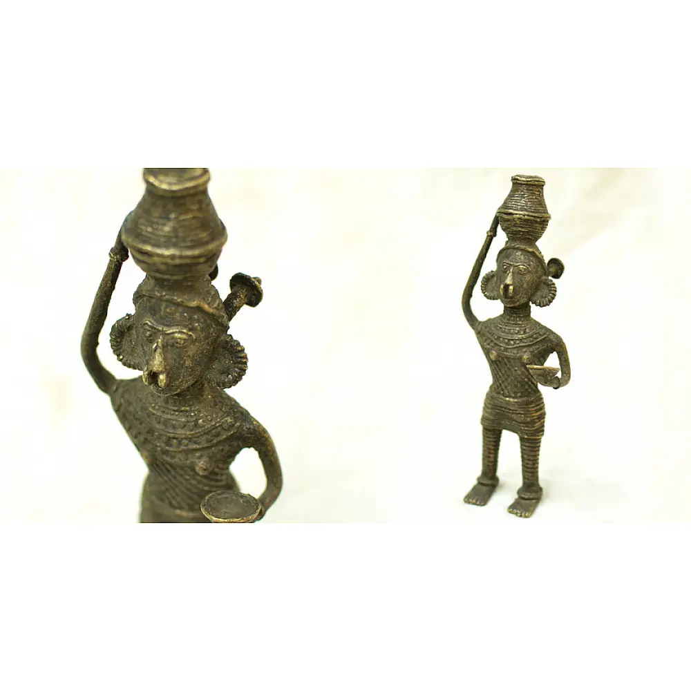 Ormolu ✺ Dhokra Tribal Women { 4 }